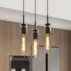 Trio Glass Kitchen Pendant Lights (Set of 3)